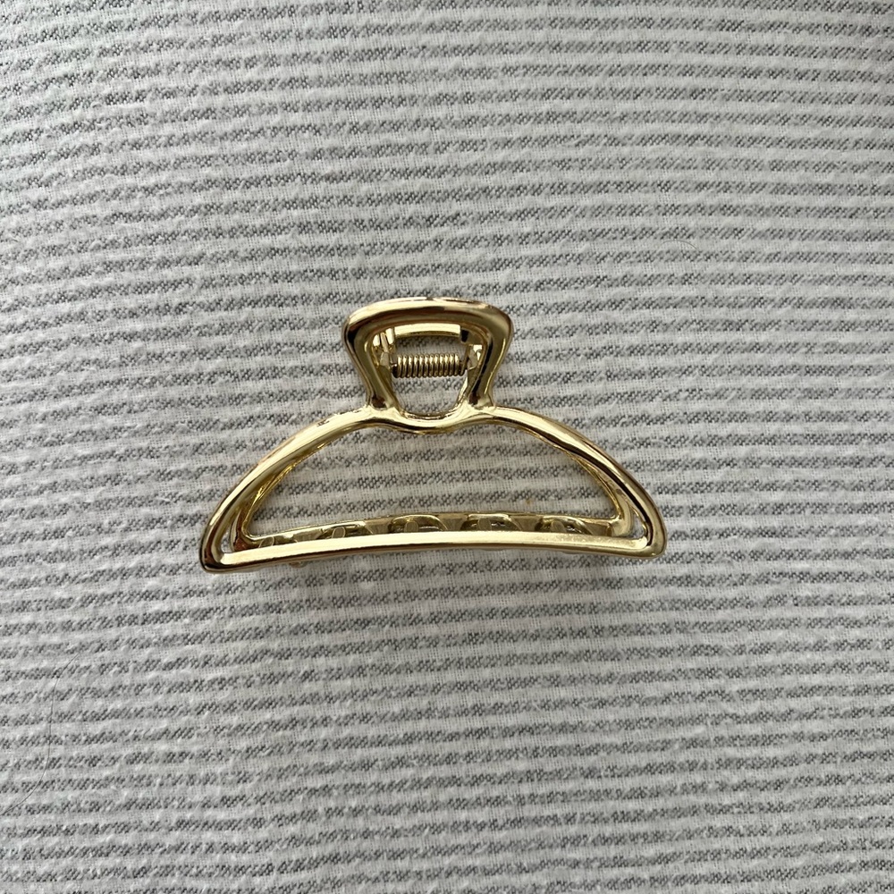 Gold claw clip